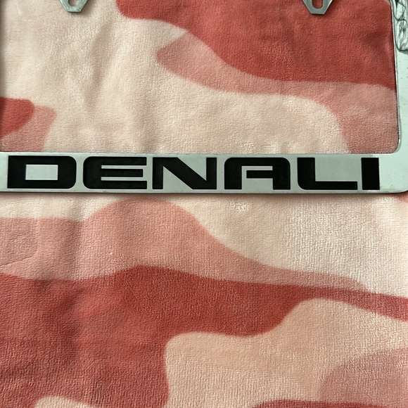 GMC Denali Metal License Plate Frame - Picture 6 of 11